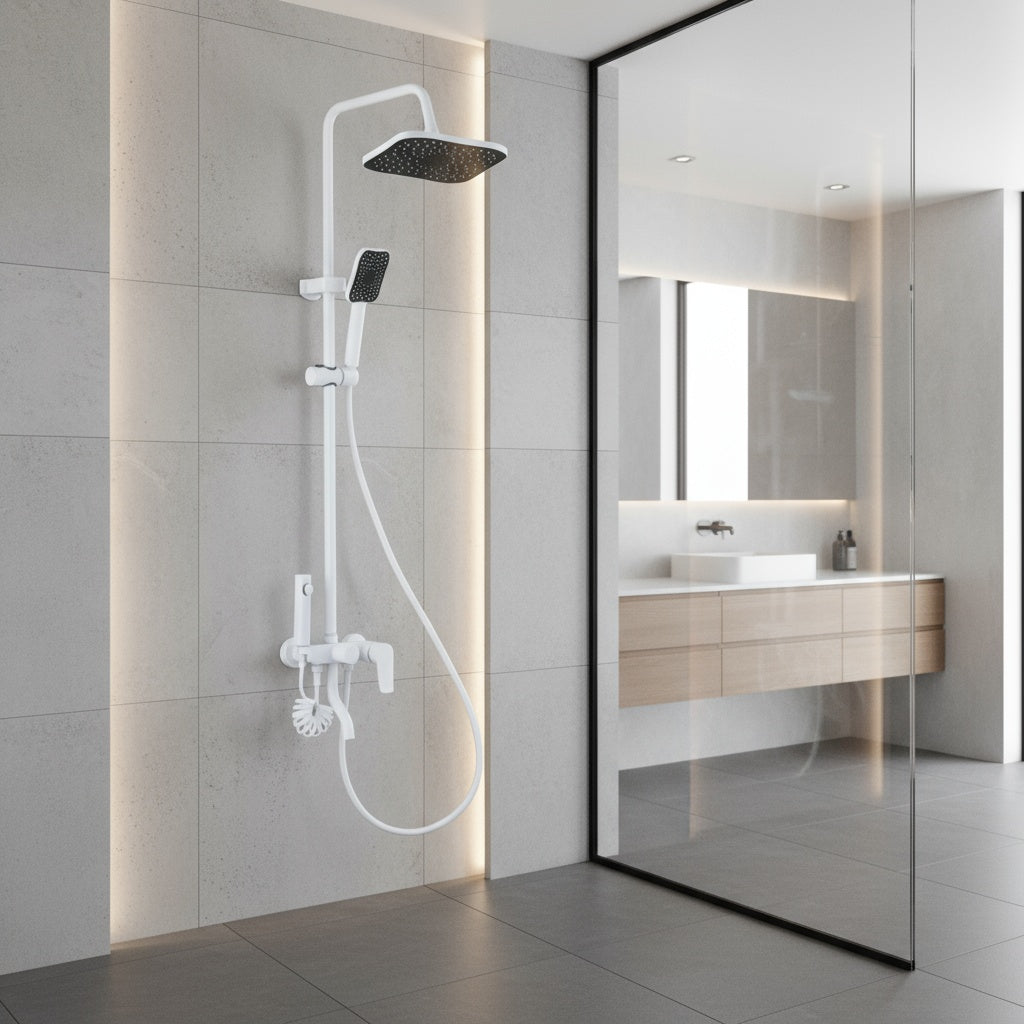 Coloana de Dus Alb Mat Design Modern