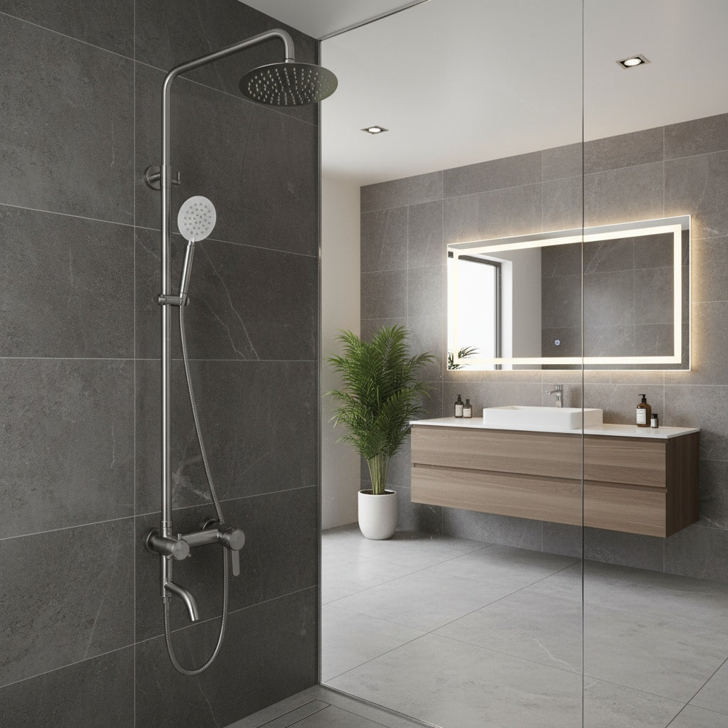 Coloana de Dus Inox Satinat