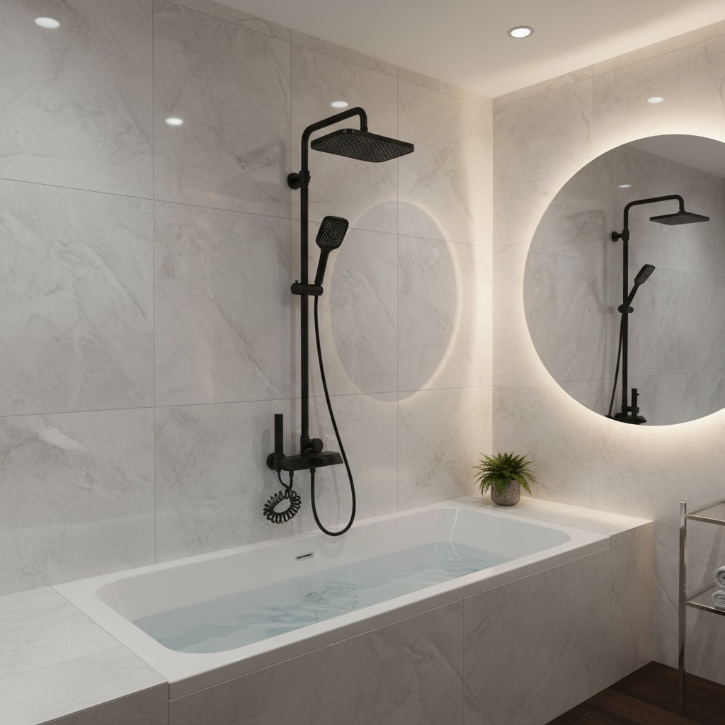 Coloana de Dus Neagra cu 4 Functii