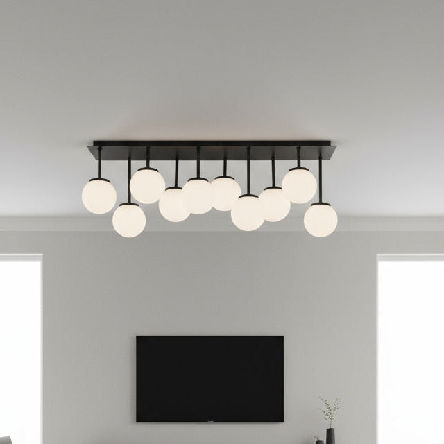 Lustra Abajur Mat Black Rivendell