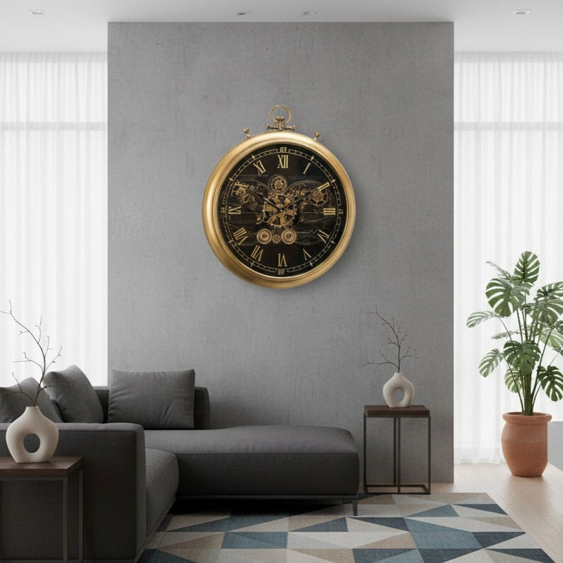 Ceas de Perete Decorativ Versailles Gear Clock 61x52CM