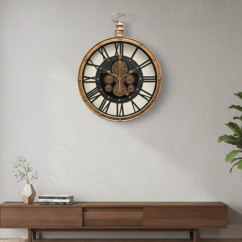 Ceas de Perete Decorativ Monarch Gear Clock 77x60CM