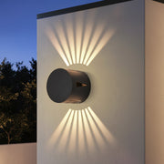 Aplica LED Exterior 6W SKYLINE ROUND Neagra