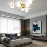 Lustra Abajur MAT Golden Half Galaxy