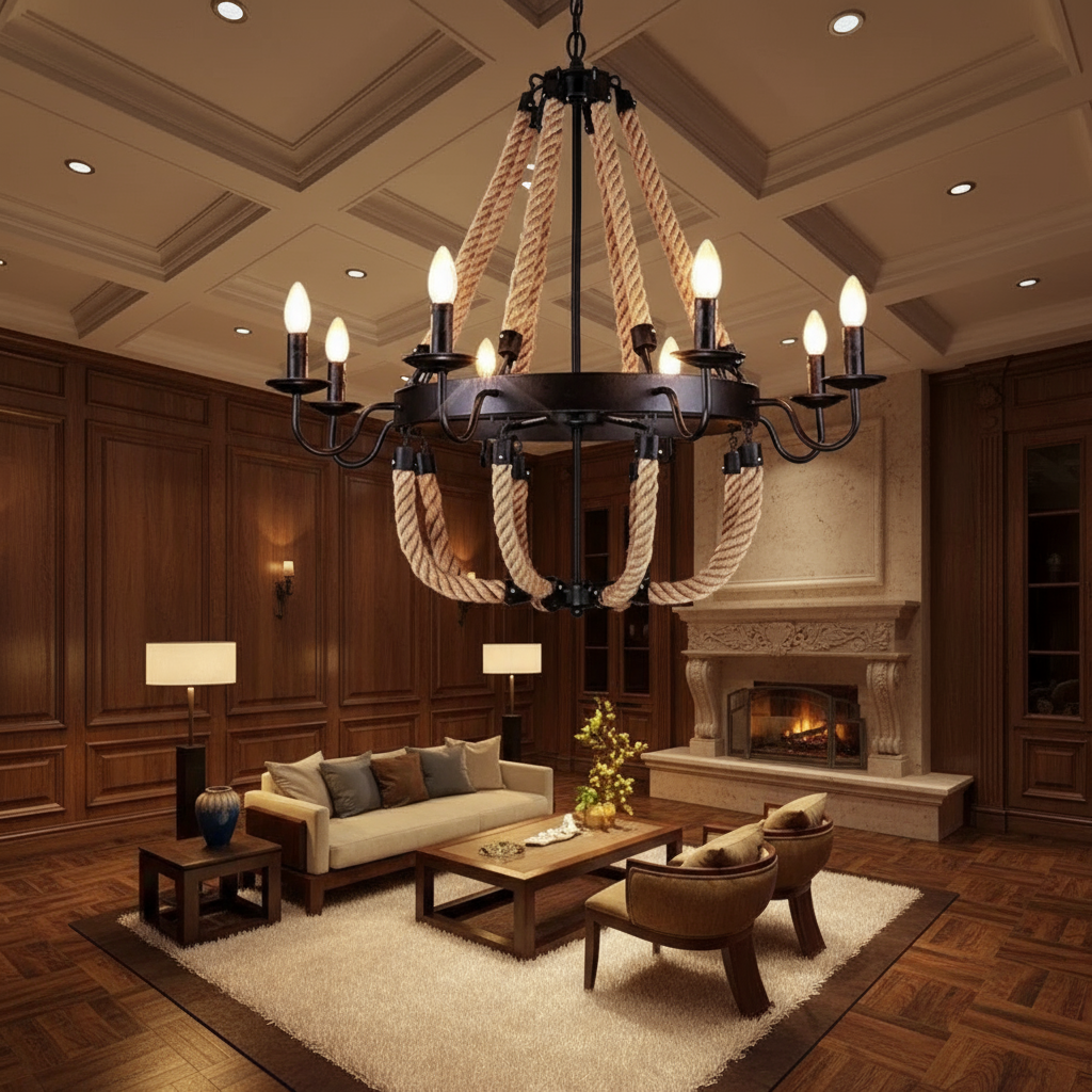 Candelabru Circular Rustic Octopus E14