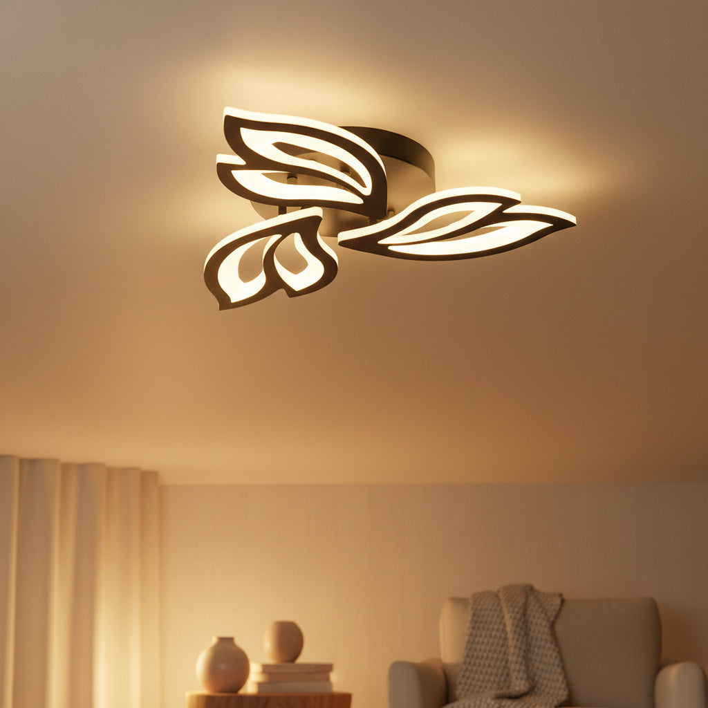 Lustra LED Mini Anemone Black Echivalent 300W