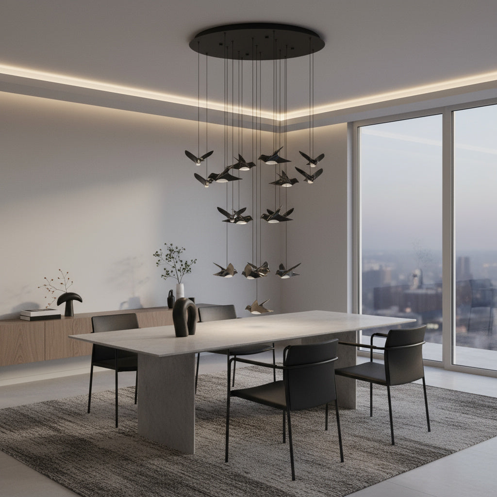 Lustra LED Suspendata Luxury PARATEBUENO Eglo 390352