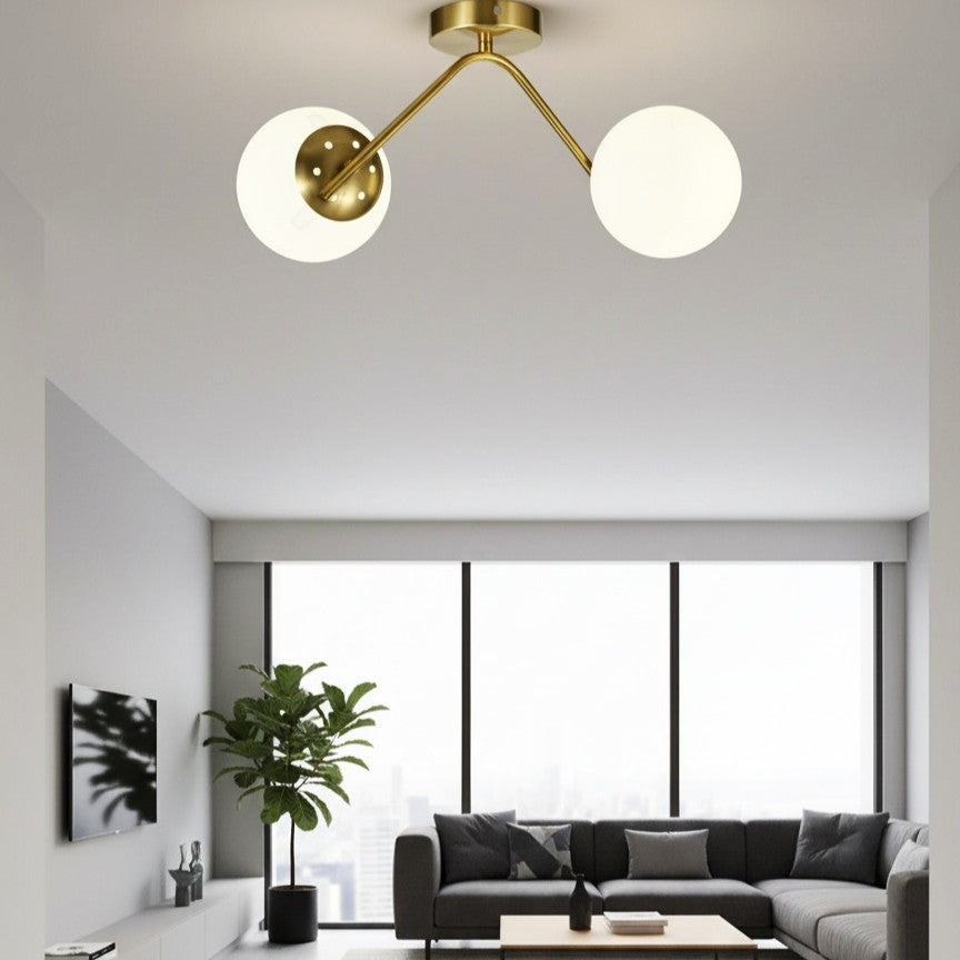 Lustra Abajur MAT Nordic Scale GOLD 2xE27