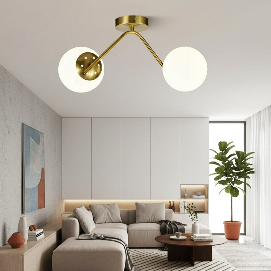 Lustra Abajur MAT Nordic Scale GOLD 2xE27