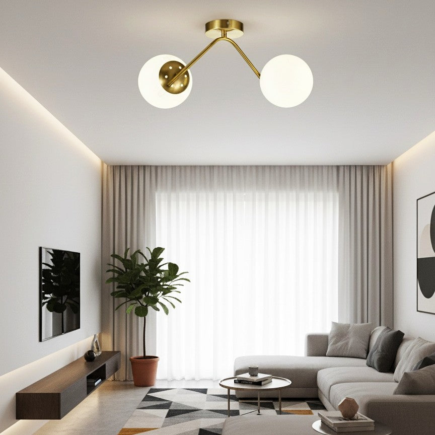 Lustra Abajur MAT Nordic Scale GOLD 2xE27