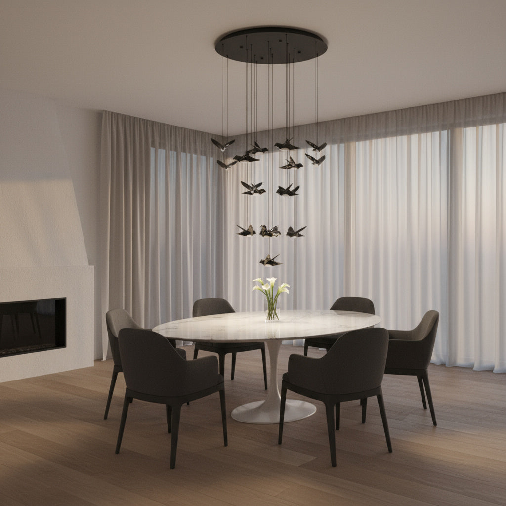 Lustra LED Suspendata Luxury PARATEBUENO Eglo 390352