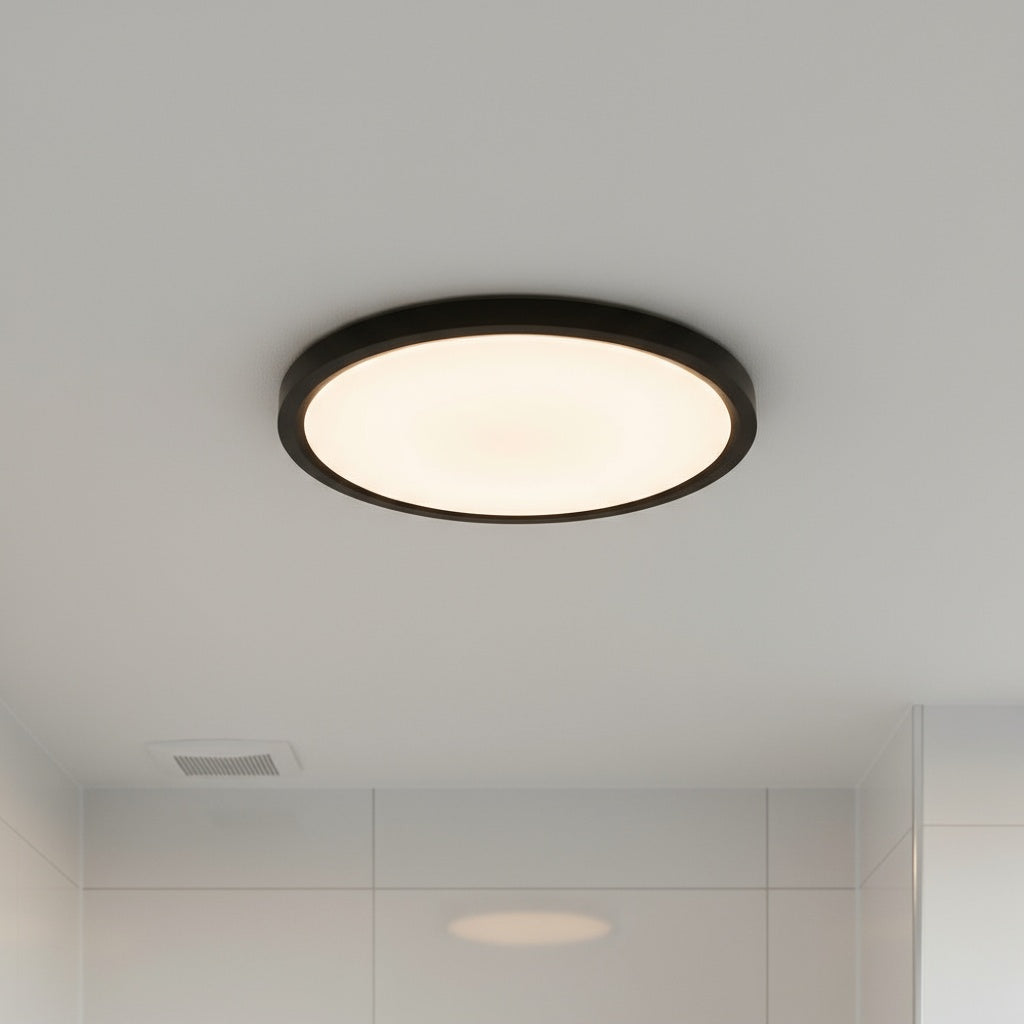 Plafoniera LED Baie Zetta 20W 23cm IP40 3 Lumini Black Echivalent 160W