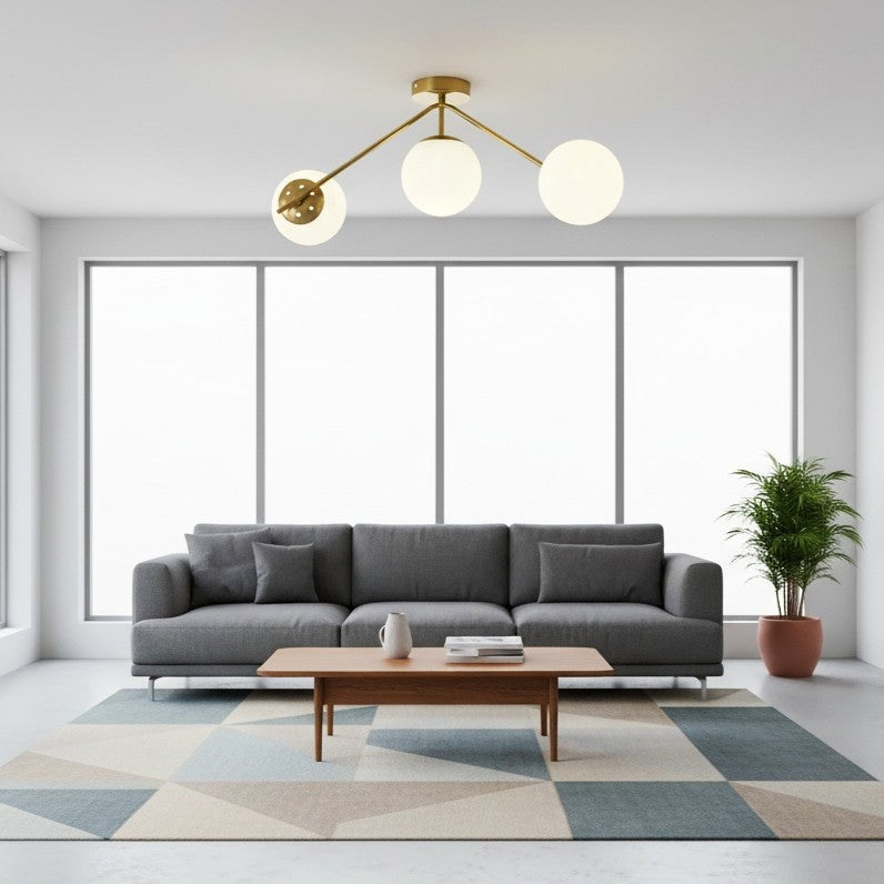 Lustra Abajur MAT Nordic Scale GOLD 3xE27