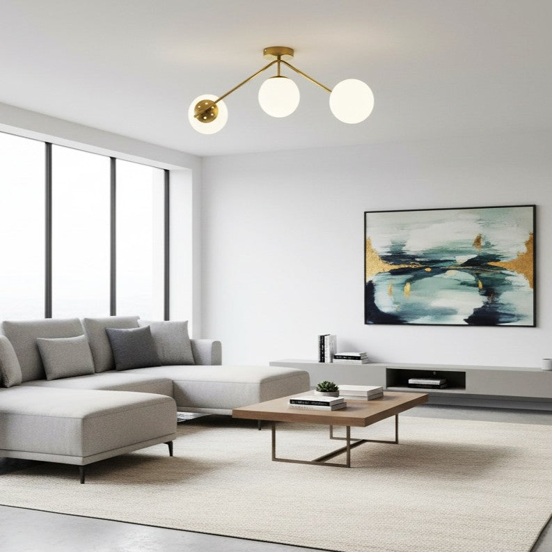 Lustra Abajur MAT Nordic Scale GOLD 3xE27