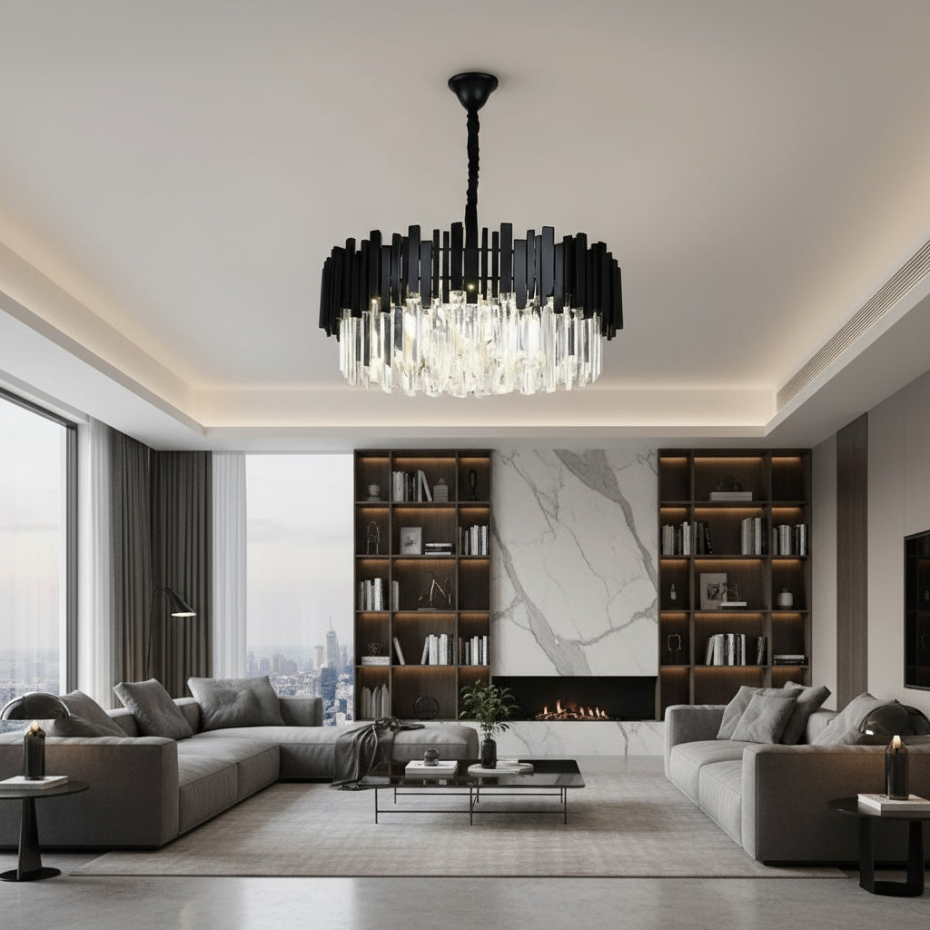 Candelabru Cristal BLACK WIDOW Ø60CM Chandeliers Crystal