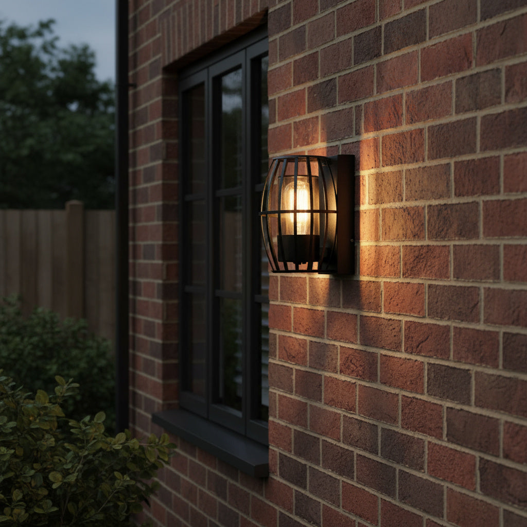 Aplică Exterior CARO Black 1xE27 IP65