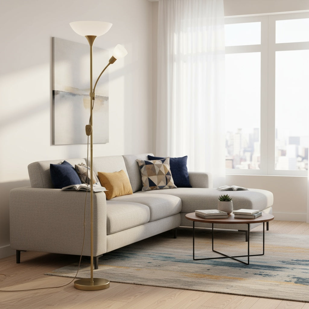 Lampadar UP 2 Gold 176.5CM Eglo