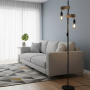 Lampadar TOWNSHEND Black & Brown 167CM Eglo