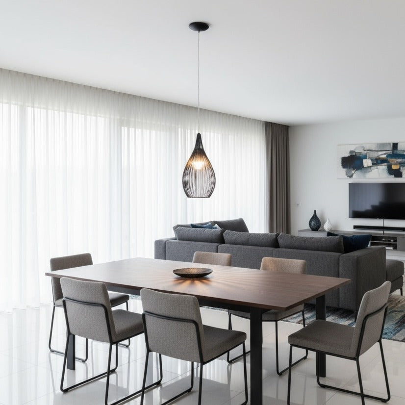 Pendul RAZONI Black 1xE27 Eglo Ø19CM