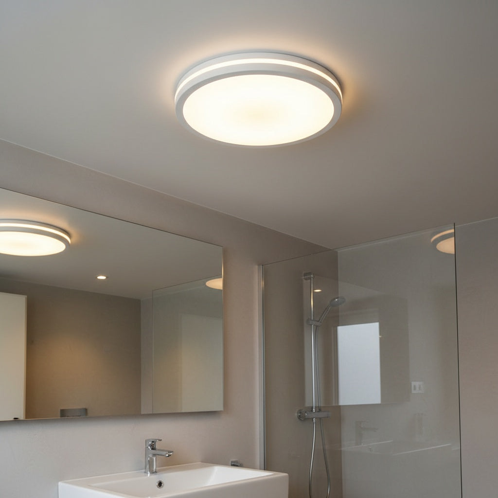 Lustra LED 40W Clyo White Echivalent 360W Alba