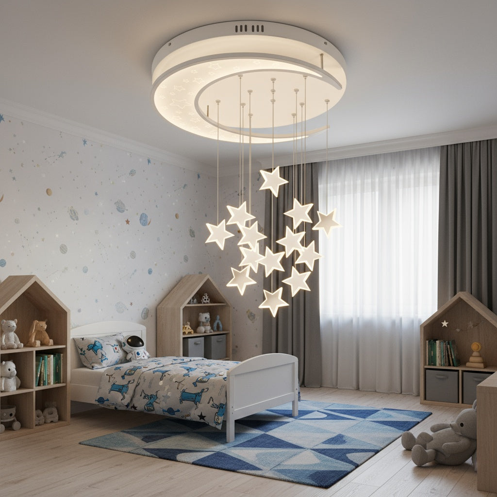 Lustra LED Dream Sky White Echivalent 300W Telecomanda