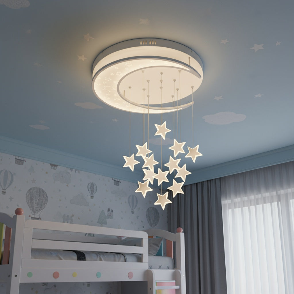 Lustra LED Dream Sky White Echivalent 300W Telecomanda