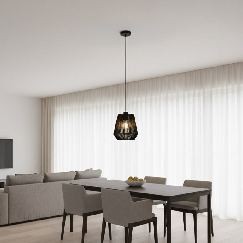 Pendul PERSLEY Black 1xE27 Eglo Ø22CM