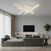 Lustra LED MEDO WHITE Lines Echivalent 700W Telecomanda