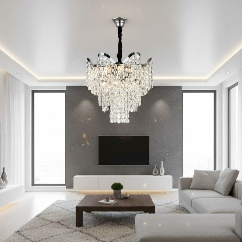 Candelabru Mini VLORA Silver Ø45CM