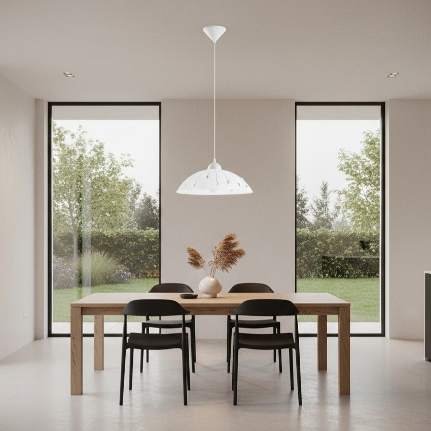 Pendul VETRO White 1xE27 Eglo Ø35CM