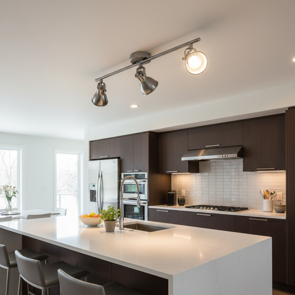 Lustra cu 3 Spoturi Reglabile SERAS Silver Eglo