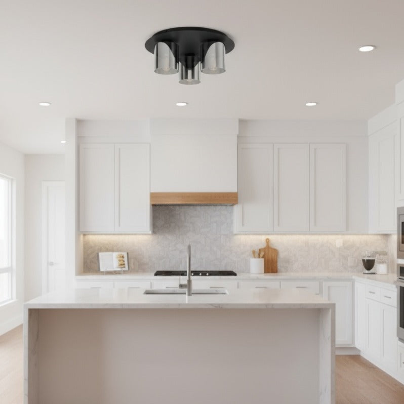 Lustra GOROSIBA 1 Black 3xE27 Eglo Ø45CM