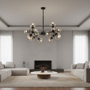 Lustra Abajur Transparent Black RAXO