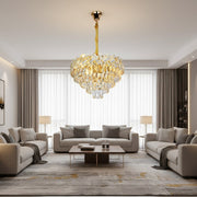 Candelabru Cristal MALLI Gold ⌀40CM