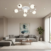 Lustra LED PROP 5+1 WHITE Echivalent 500W