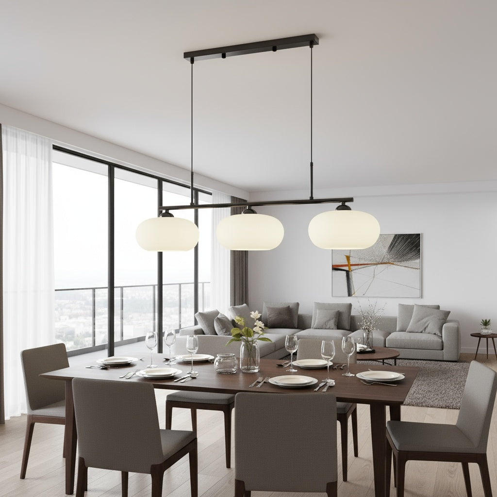 Lustra MALA Black Abajur MAT 3XE27