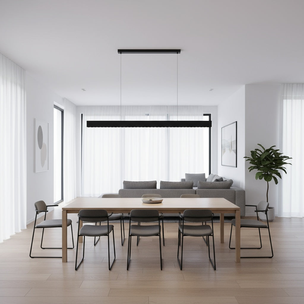 Lustra LED JIRA Suspendata Black Echivalent 250W