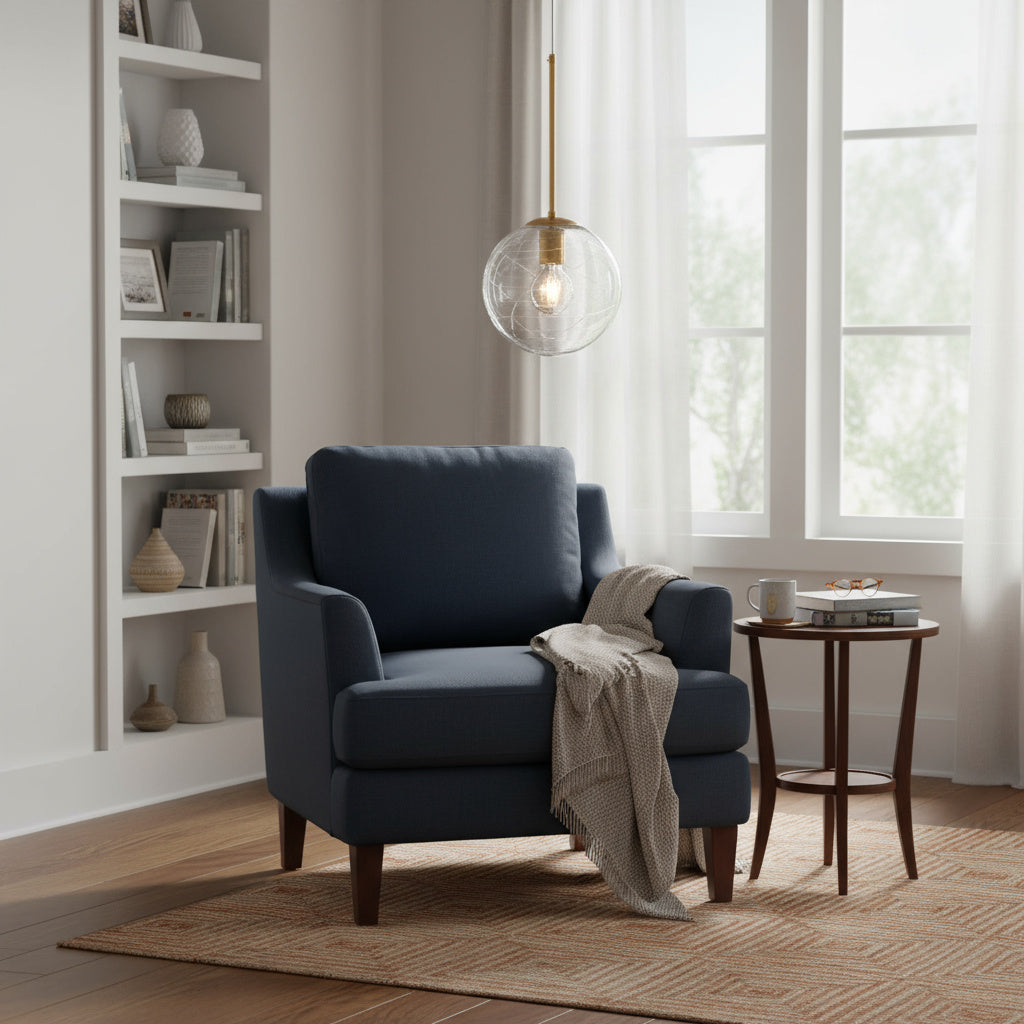 Pendul KENA Gold Abajur Transparent 1xG9