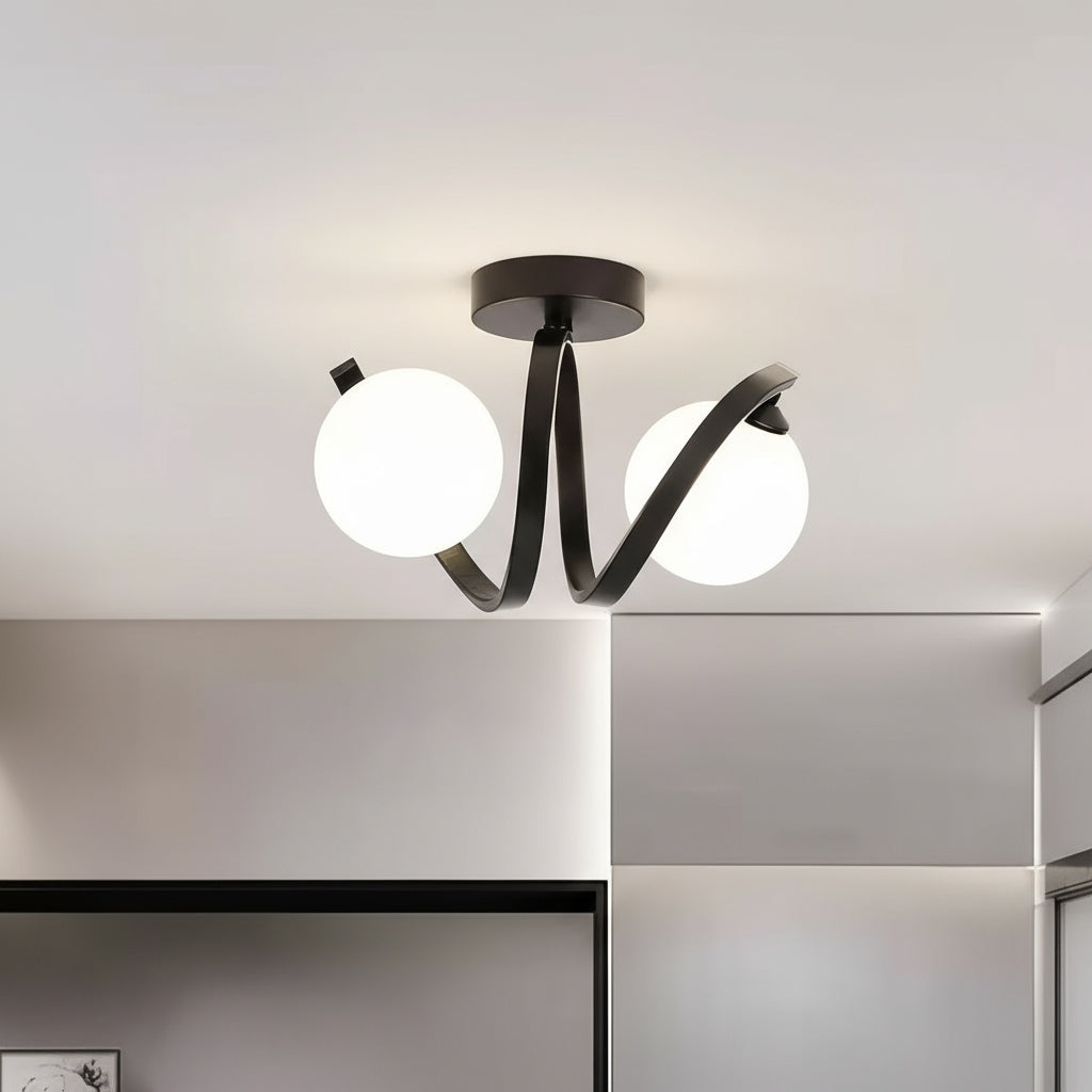 Lustra Abajur LINO 2xE27 Black