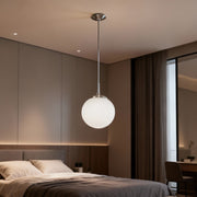 Pendul RONDO White & Silver 110x20CM