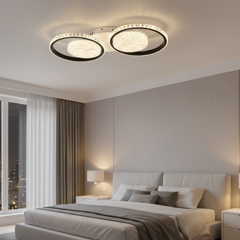 Lustra Mini LEMYA White Echivalent 500W Telecomanda