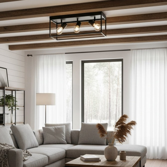 Lustra SILENTINA Black 54CM Eglo