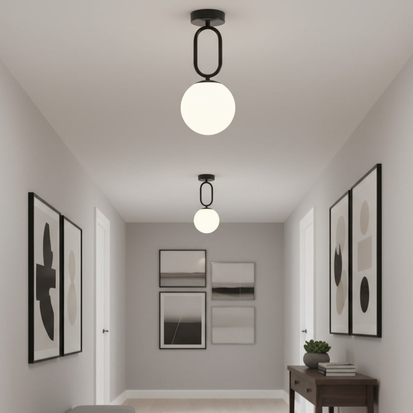 Lustra VIMO Black Abajur Mat 1xE27