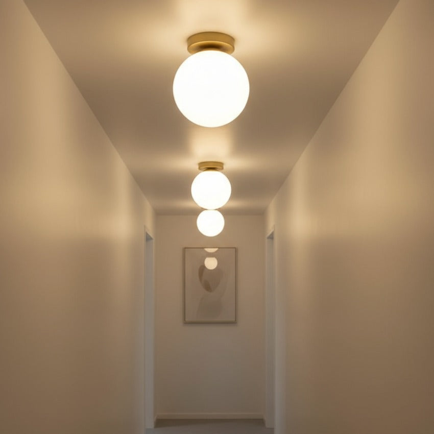 Lustra DRAL Gold Abajur Mat 1xE27