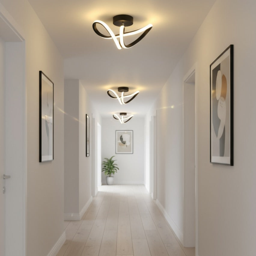 Aplica LED Serpent Black Echivalent 200W