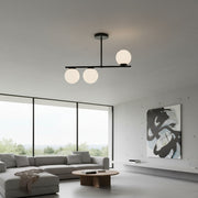 Lustra Mini VENERA Abajur MAT BLACK 3XE27