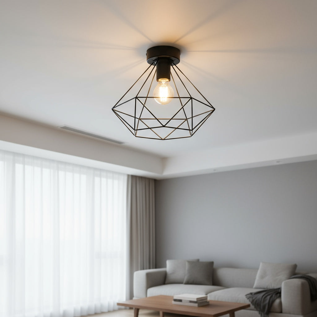 Lustra TARBES Black Ø32.5CM Eglo