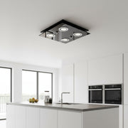 Lustra Cu 4 Spoturi GRATTINO Black Eglo