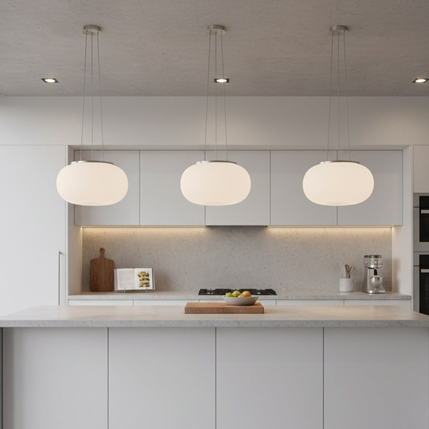 Lustra Suspendata OPTICA White Ø45CM Eglo