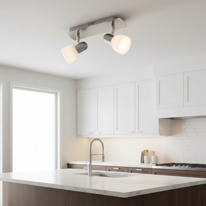 Lustra cu 2 Spoturi Reglabile ENEA Silver Eglo